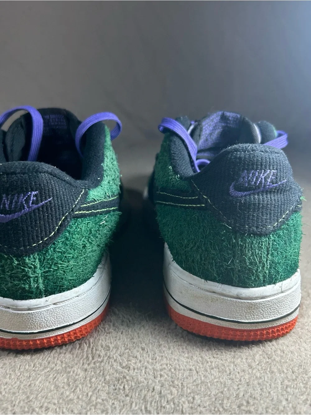Nike Air Force 1 LV8 NN GS Shoes Youth 2.5Y Green Purple Orange DQ7588-300